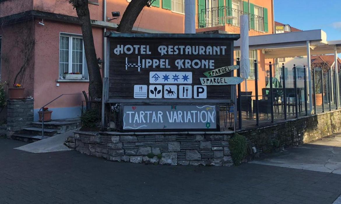 Hotel Hippel Krone Kerzers ภายนอก รูปภาพ